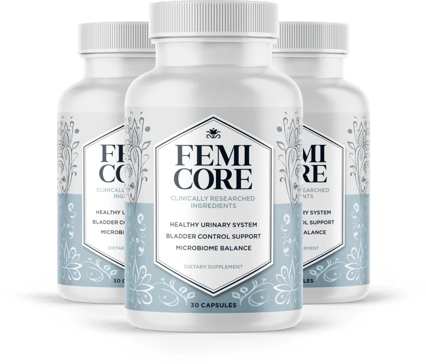 Three bottles of FemiCore