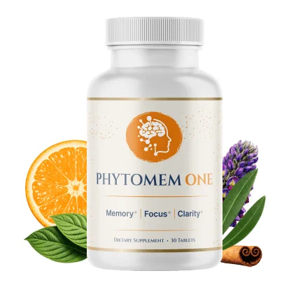 Bottle of Phytomem One memory support tablets
